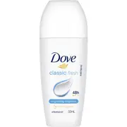 Dove Women 48HR Classic Fresh Roll On Antiperspirant Deodorant 50mL