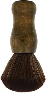 Vinyl Record Player Cleaning Brush Multifunctional Cleaner Anti-Static Soft Turntable CD Brush Soft Bushy Anti-Static Nylon Wool Brush Head Beech Handle Brush Black