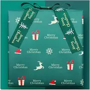 Wrapping Paper Fresh Color Design Easy Packaging 6 Styles Pack of Two Thick Durable for Birthday Christmas Valentine's Day (Size : A)