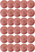 inch 10 holes sanding disc set Flocked sandpaper sheet 9 inch 10 holes 225mm diameter Sandpaper for wall sanding Backed disc sandpaper P60/80/120/150/240/320 grit*5 30pcs