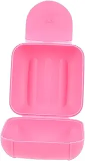 Anneome Box Keys Organizer Portable Pouch Carrier Plastic Pink Cups Case Holder Plastic Pouch Holder