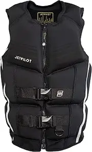 Jet Pilot Shaun Murray CGA Approved Neoprene Vest Black Apparel JP21237BLACK