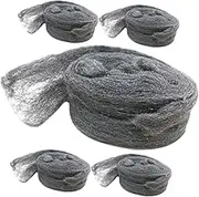 Healvian 5pcs Steel Wool Mesh for Blocking Mice Holes Fill Cracks Wall Ventilation Garage Door Seal Replacement
