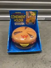 Vintage Talking Cheeseburger Condiment Holder 1999 - NIB, Needs Battery