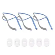 3PCS Replacement Headgear for P10 Nasal Pillow CPAP Straps with 69456