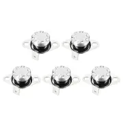 KSD301 Thermostat 70C NO Temperature Thermal Control Switch 90C Angle/5 Pcs