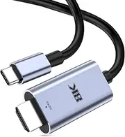 [AHGEIIY] 8K@60Hz USB C to HDMI 2.1 Cable 2M, 4K 240Hz USB C to HDMI Cable Thunderbolt 4/3 to HDMI 48Gbps HDR HDCP2.3, Type C to HDMI for MacBook Pro Air iPhone 16/15 Galaxy S24
