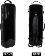 Crossrock Soprano Ukulele Case Hardshell with TSA Lock - 100% Fiberglass