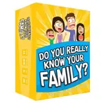 【錦雅商鋪】 DO YOU REALLY KNOW YOUR FAMILY 對話開場白英文家庭聚會桌游卡牌