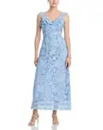 Waimari Orchid Lace Maxi Dress