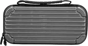 Game Console Carrying Case, Game Console Protective Bag, ABS Shell with Soft Microfiber Lining, Built in Organization Storage Bag Compatible for Switch Lite(Grey)
