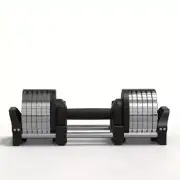 NNETM 1pc Adjustable Stainless Steel Dumbbell - Fitness Training Dumbbell