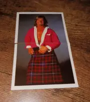 Rowdy Roddy Piper 1992 Merlin WWF Card stickers #257 & #258, WWE