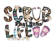 Sublimation Print Scrub Life Nurses Ready To Press Heat Transfer