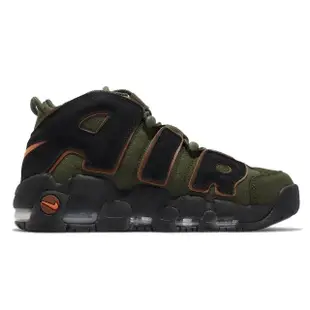 【NIKE 耐吉】休閒鞋 Air More Uptempo 96 男鞋 墨綠 黑 大Air Cargo Khaki(DX2669-300)