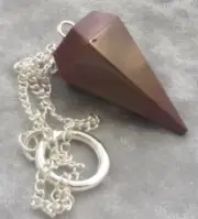 Mookaite Faceted Pendulum