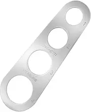 Ainkou 4-Hole Stainless Steel Spaghetti Measure Tool Sturdy Pasta Measuring Gadget Kitchen Cooking Measurer Tool for Noodle Portion Control Stocking Stuffer