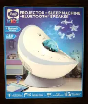 SEALY Kids-Bluetooth Speaker, Projector and Sleep Machine with 25 sounds