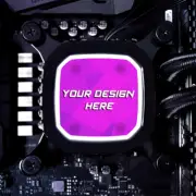 Custom Print AIO Cover for Corsair RGB Hydro Platinum and Pro Series