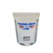 Finish-Rite Quart Paint Mixing Cups with calibrated mixing ratios (box of 100)
