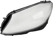 Front Headlight Head Light Lamp Lens Cover Shell Lampshade Compatible with W205 C180 C200 C260L C280 C300 2015-2017 (Size : Left)