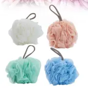 4 Pcs Bathroom Sponge Shower Sponge Loofah Exfoliating Bath Sponge Shower Stool