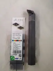 1 NEW 3/4" CARBIDE BORING BAR. E12-SDUCR-3 W/ ISCAR DCMT 3-1-PF INSERTS {A234}