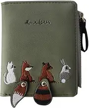 [Ipetboom] 1Pc Fashionable Animal Wallet Multifunctional Women Wallet for Cards Cash Coins High End Design for Casual Use Travel Shopping Compact