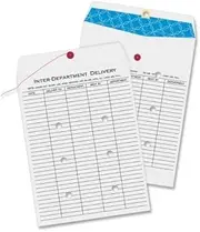 Wholesale CASE of 5 - Quality Park Inter-Department Envelopes-Inter-Office Envelopes, 10"x13", 100/BX, White