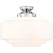 Brunswick 35cm Chrome Lighting Period Retro Moulins Lights DIY Batten Fix Inspirations