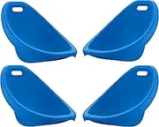 American Plastic Toys Kids Scoop Rocker Chairs for Toddlers & Kids Ages 3 and Up | 4-Pack Blue | Made in USA from Safe Plastics | Great for Indoor and Outdoor Activities