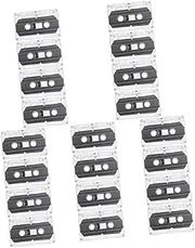 LIFKICH 20 Blank Cassette Tapes 30 Min Recording Tapes Audio Cassette Storage Fun Retro Style
