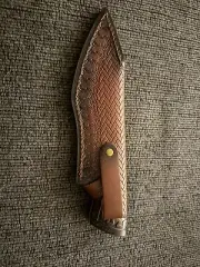 Letter Sheath for Fixed Blade Knife Brown