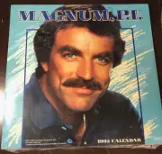 MAGNUM, P.I. Calendar, 1993 FACTORY SEALED (Good again in 2027) MOUSTACHE POWER!