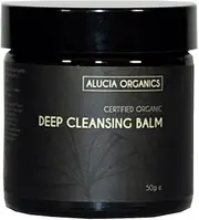 [ALUCIA ORGANICS] Certified Organic Deep Cleansing Balm 50g - Pure, Natural, Cruelty Free, Hot Cloth Method, for Removing Makeup, Impurities