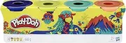 Play-Doh 4 Pack of Wild Non-Toxic Colours for Kids 2 Years and up, 4 oz Cans