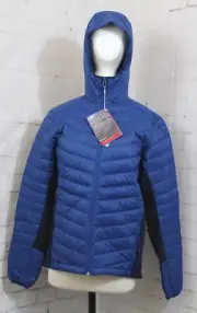 Helly Hansen Men's Verglas Hood Down Hybrid Insulator Jacket, Large Deep Fjord