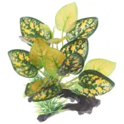 Artificial Water Plants Reptile Tank Decor Fake Aquarium Aquatic