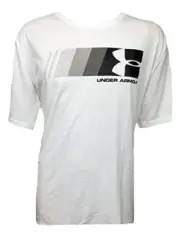 Under Armour Men's UA Graphic White/Black/Gray Shirt XX-Large 1329637-100