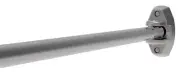 CRL ASR1PS Polished Stainless Curved Adjustable Wall Mount Shower Rod