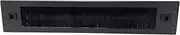 INFITRONIC - INSIRB112BRUSH - 19" 2U Steel U-Rack Panel Blanking Plate with Brush Strip Network Cabinet Brush Strip (Tool Mounting) (2 U with Brush Bar)