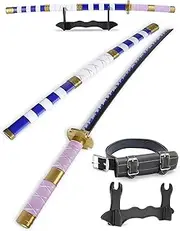 Cold Blade Roronoa Zoro Sword - 41 inches Anime Katana Replica with Belt and Stand - Anime Sword with Authentic Design