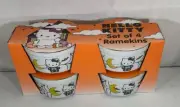 Sanrio Hello Kitty Halloween Spider Webs Skeleton Set Of 4 Baking Ramekins