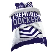 Fremantle Dockers Freo AFL SINGLE Bed Quilt Doona Duvet Cover Set NEW GIFT