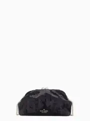Scrunchy Crushed Velvet Convertible Clutch