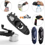 8 In 1 Multifunction Can Opener Magnetic Rotating Handle Lids Cap Bottle Opener
