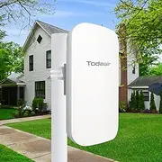 TODAAIR Outdoor WiFi Extender，WiFi Booster | AI Watchdog | Repeater&AP Mode｜IP65 Weatherproof | Up to 1200Mbps Dual Band WiFi Repeater