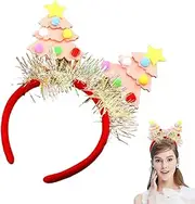 [Generic] Christmas Headbands, Christmas Party Headband Hair Hoops Sequin, Decorative Christmas Hair Hoops for Christmas Party, Family Reunion, School Play