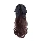 Curly Long Wavy Claw Ponytail Hair Extension Pony Tail Hairpiece Women Girls