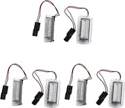 Pasotim 6X White Red Car LED Door Courtesy Light for Wish Prius Alphard Estima for Is250 Rx350